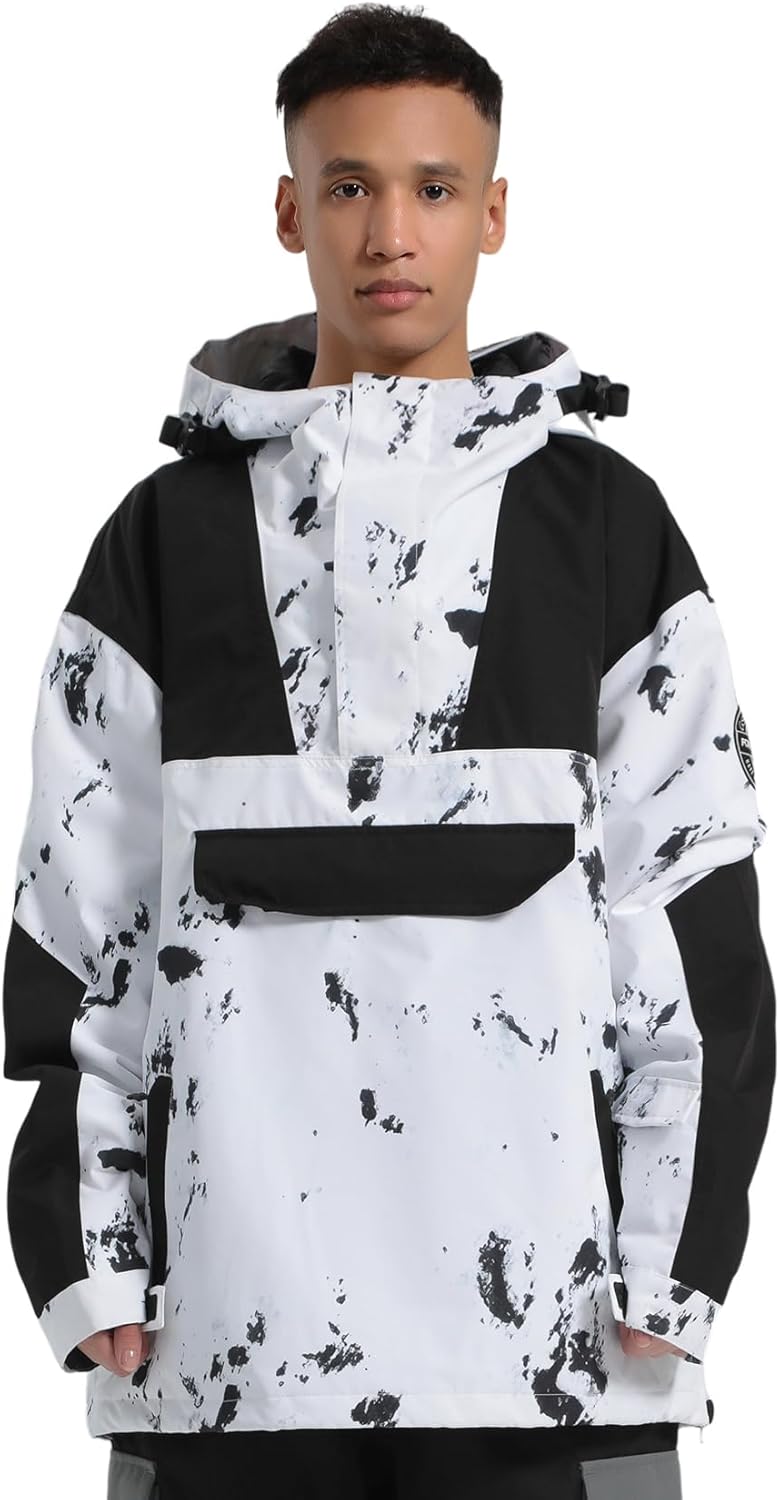 GSOU SNOW Men Ski Jacket - Warm Waterproof Snow Coat for Winter