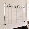 Oversize Acrylic Wall Calendar 40in x 26in - Clear Monthly Planner