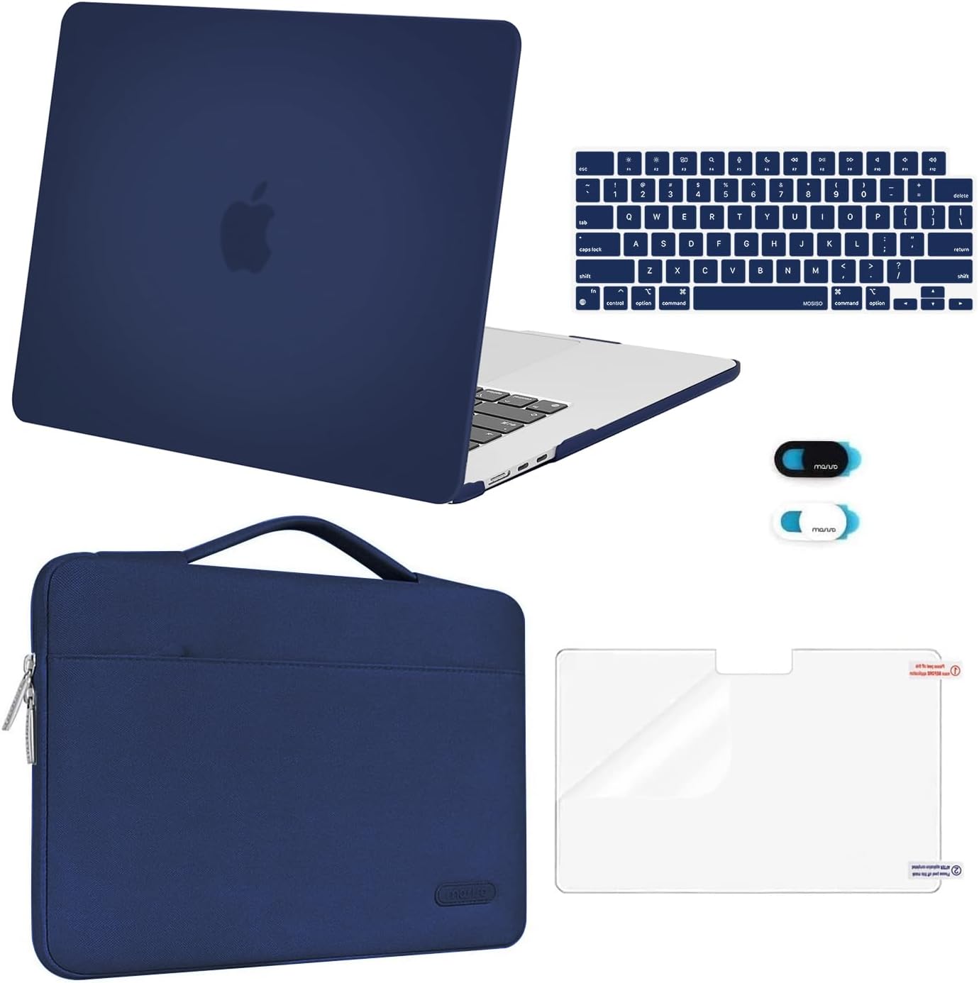 MOSISO MacBook Air 15 inch Case with Sleeve and Accessories