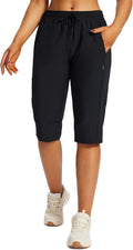 Women's 15 in Hiking Capri Shorts - Below Knee Quick-Dry Comfort