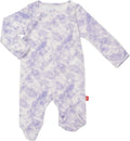 Magnetic Me Organic Cotton Baby Footie Pajamas - Soft Magnet Closure