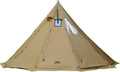 Spacious 4~6 Person Tipi Hot Tent T3 XL with Screen Window - Ultimate Bushcraft Shelter!
