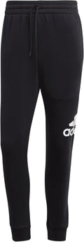 Adidas Men's Essentials Fleece Tapered Cuff Big Logo Pants - Cozy in