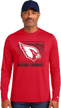 Zubaz Men's Team Graphic Long Sleeve Shirt for NFL Enthusiasts