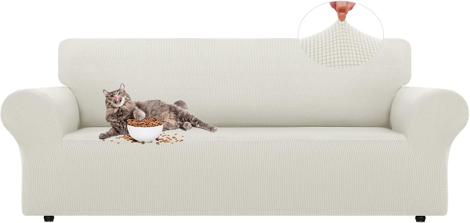 LURKA Stretch Sofa Slipcovers for 3 Cushion Couch Protection