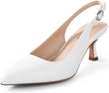 Slingback Kitten Heels for Women Pointed Toe Pumps 2.5in - Elegant Fit