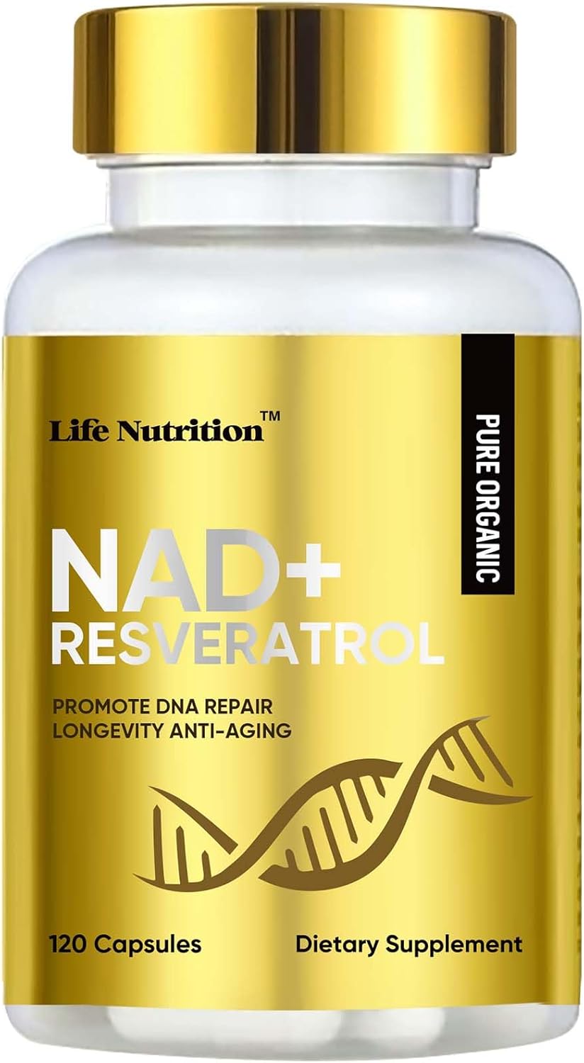 NAD+ Resveratrol Boosting Supplement for Energy & Anti-Aging