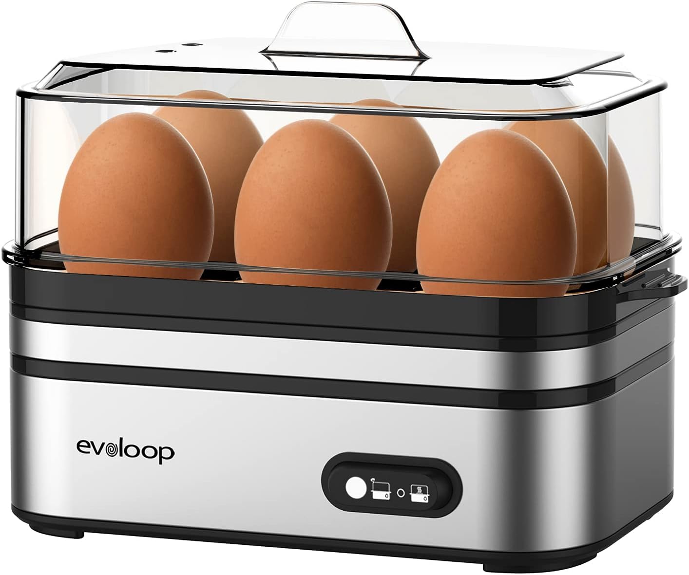 Evoloop Rapid Egg Cooker for Perfectly Cooked Eggs Every Time