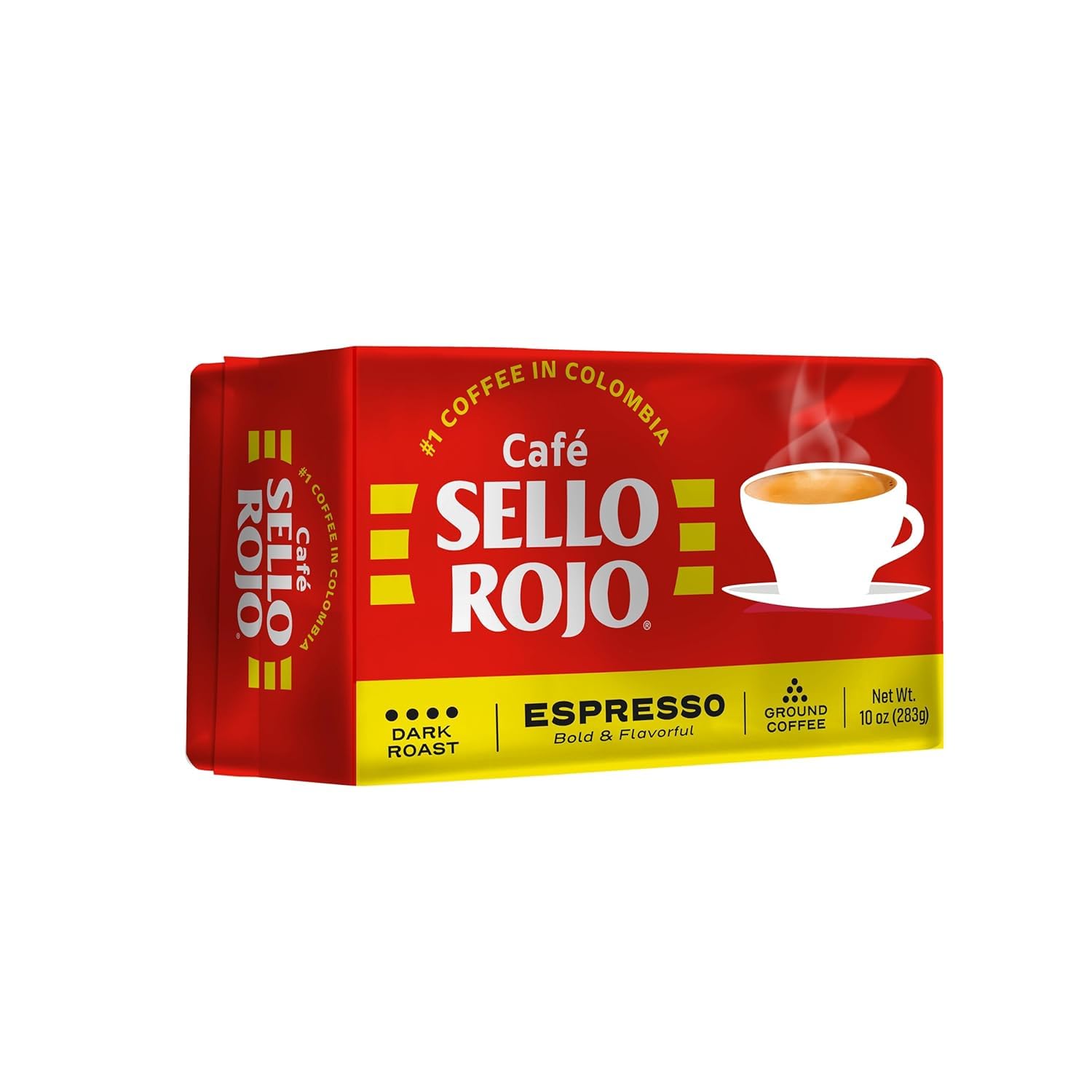 Sello Rojo Espresso Brick - Authentic Flavor in Every Cup