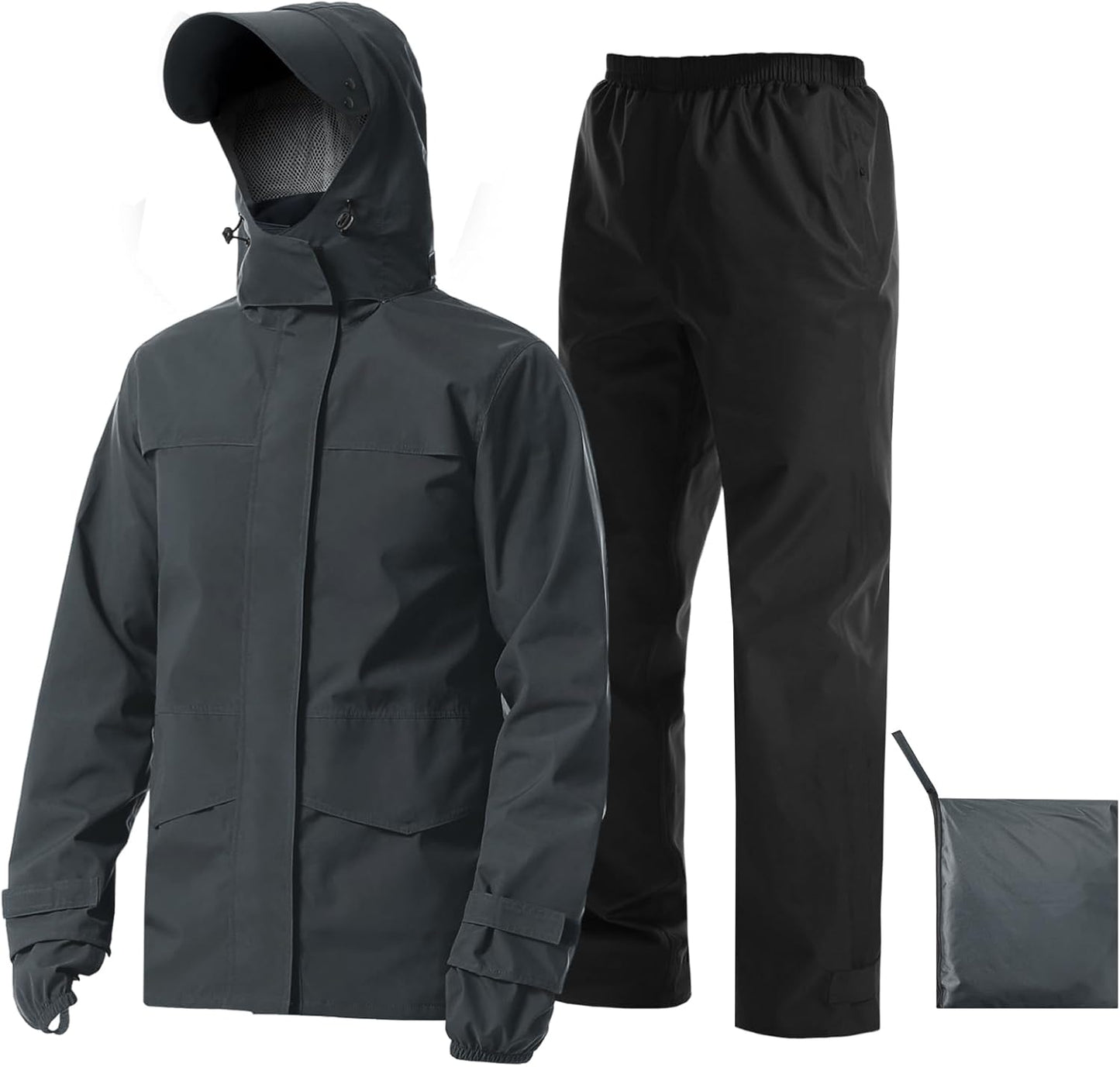 iCreek Rain Suit Waterproof Jacket and Pants for All Weather