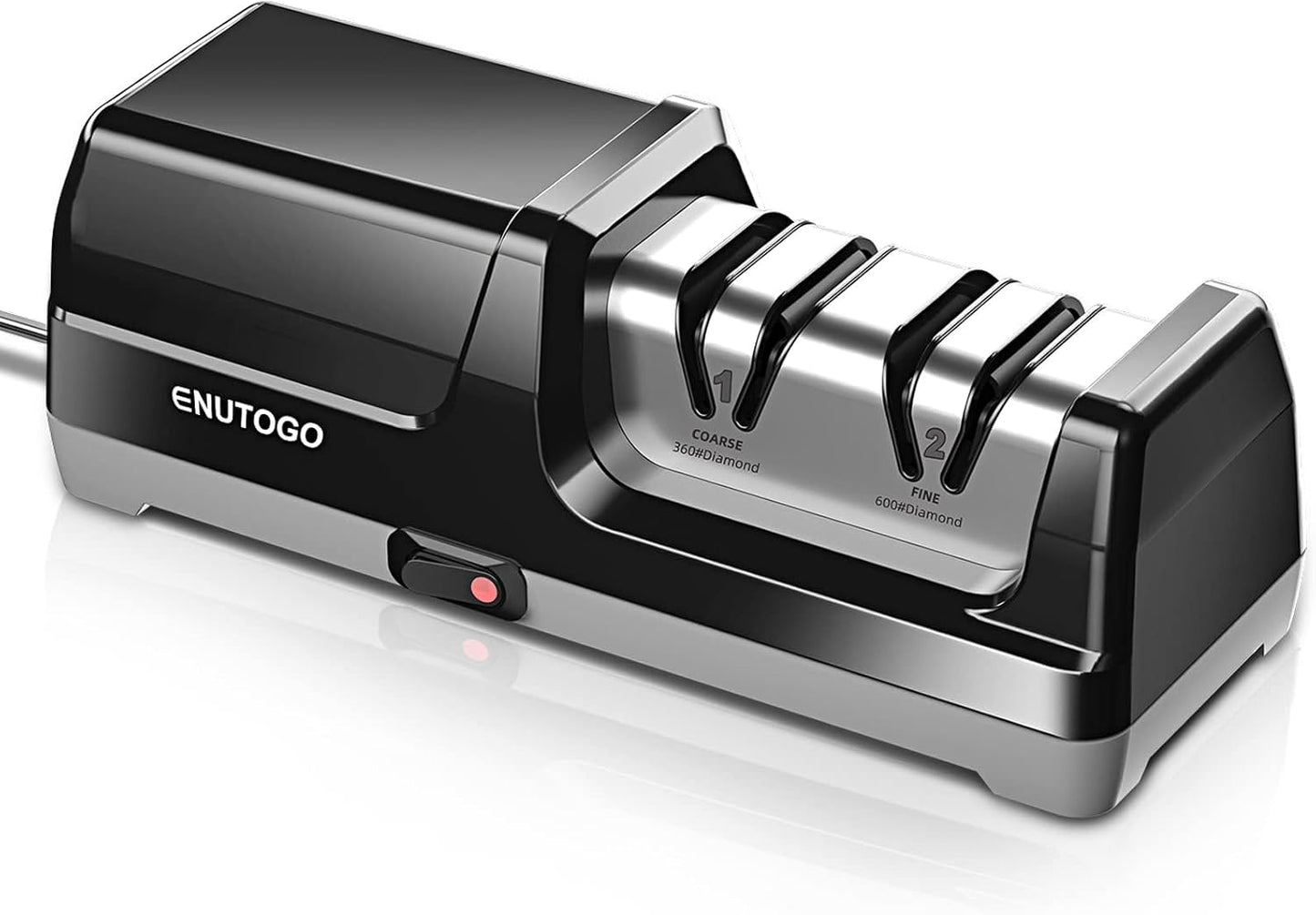 Professional 2-Stage Electric Knife Sharpener for Kitchen Knives