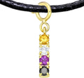 PRIDE Fashion Flags Gold Plated Pendant for Women - Sterling Silver