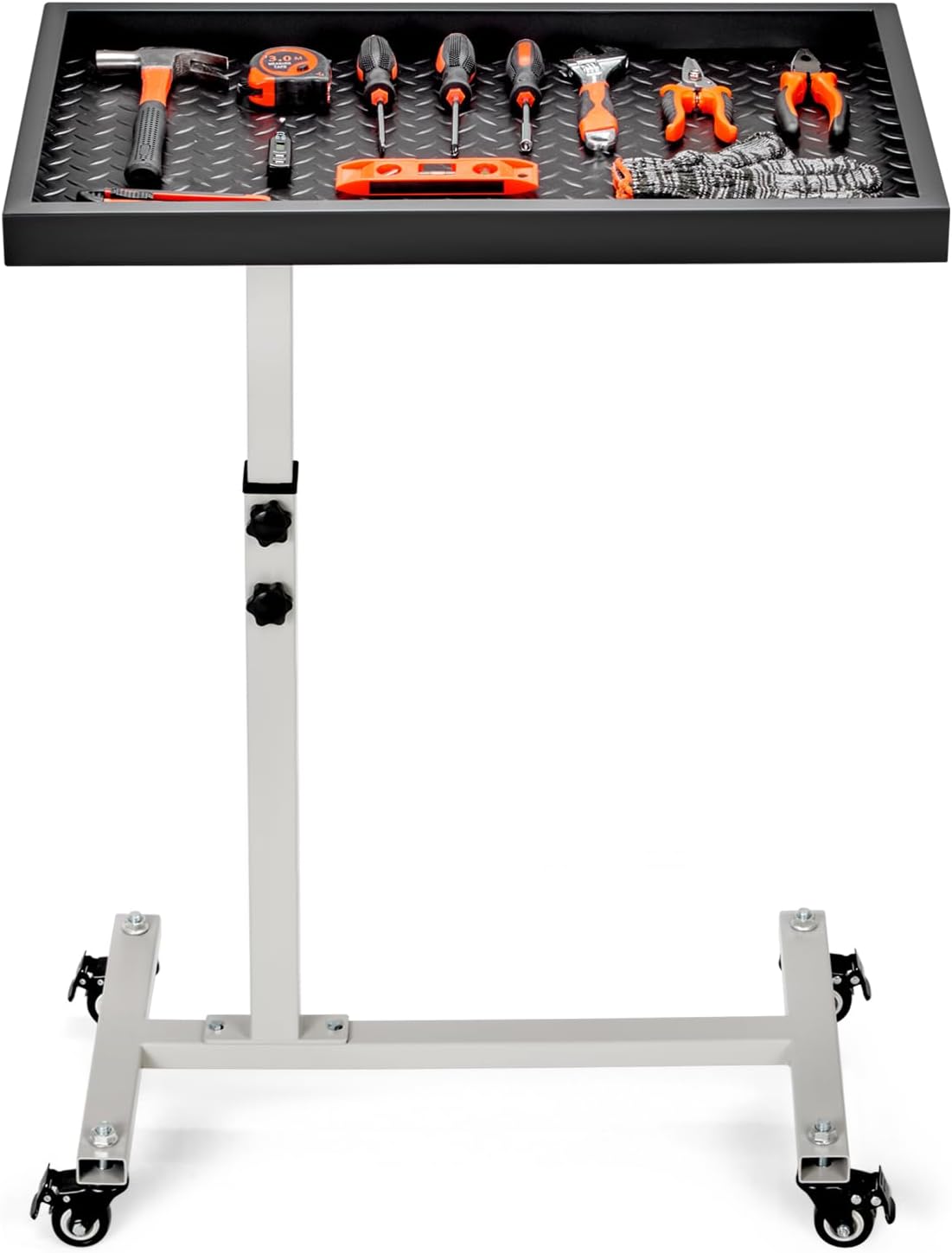 Adjustable Work Table with Wheels for Garage and DIY Projects
