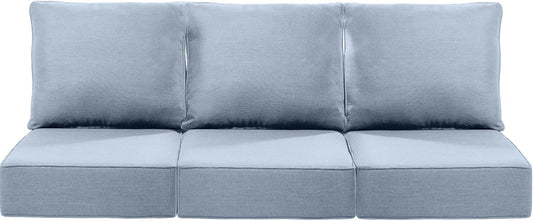 Luxury 24x24x6 Inch Patio Chair Cushions Set of 3 for Comfort