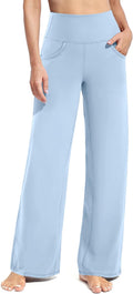 Wide Leg Yoga Pants for Women with Pockets - Stretch Lounge Sweatpants