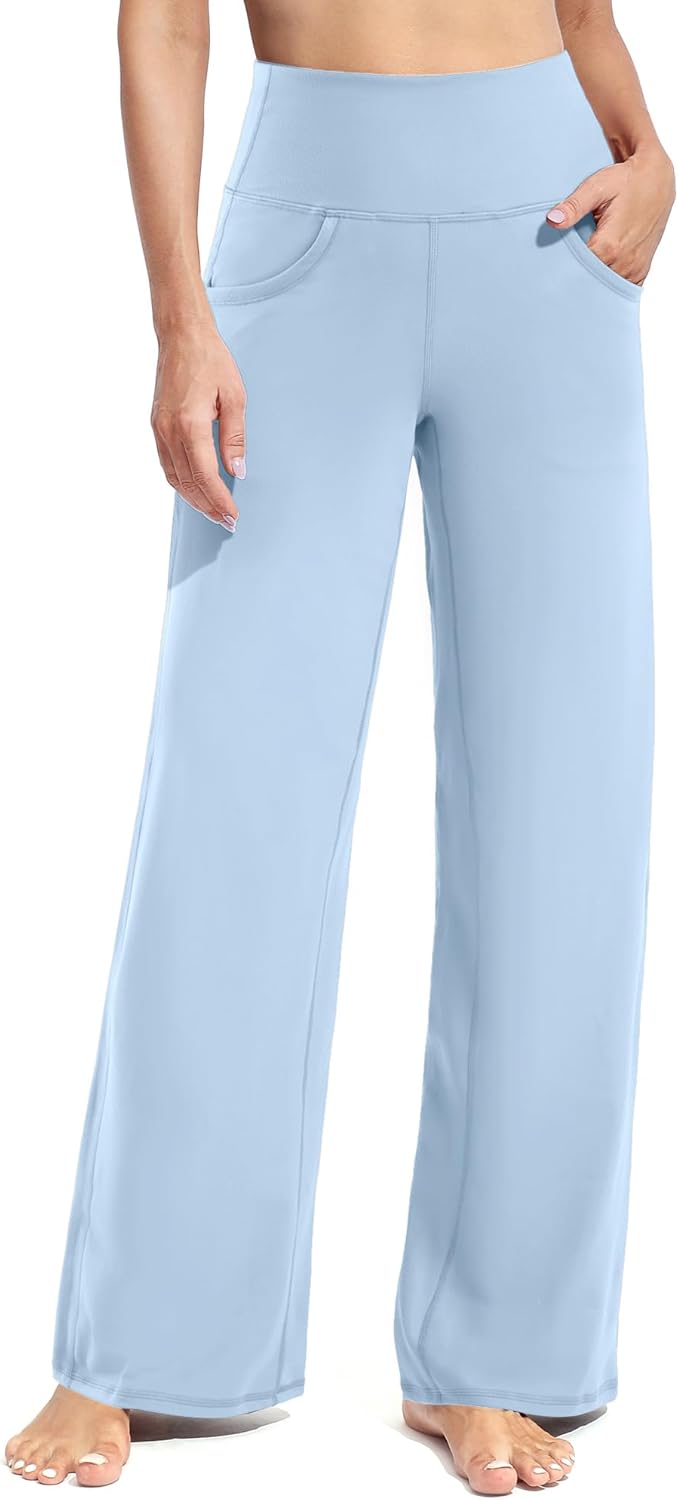 Promover Wide Leg Pants for Women - Comfortable Yoga Pants