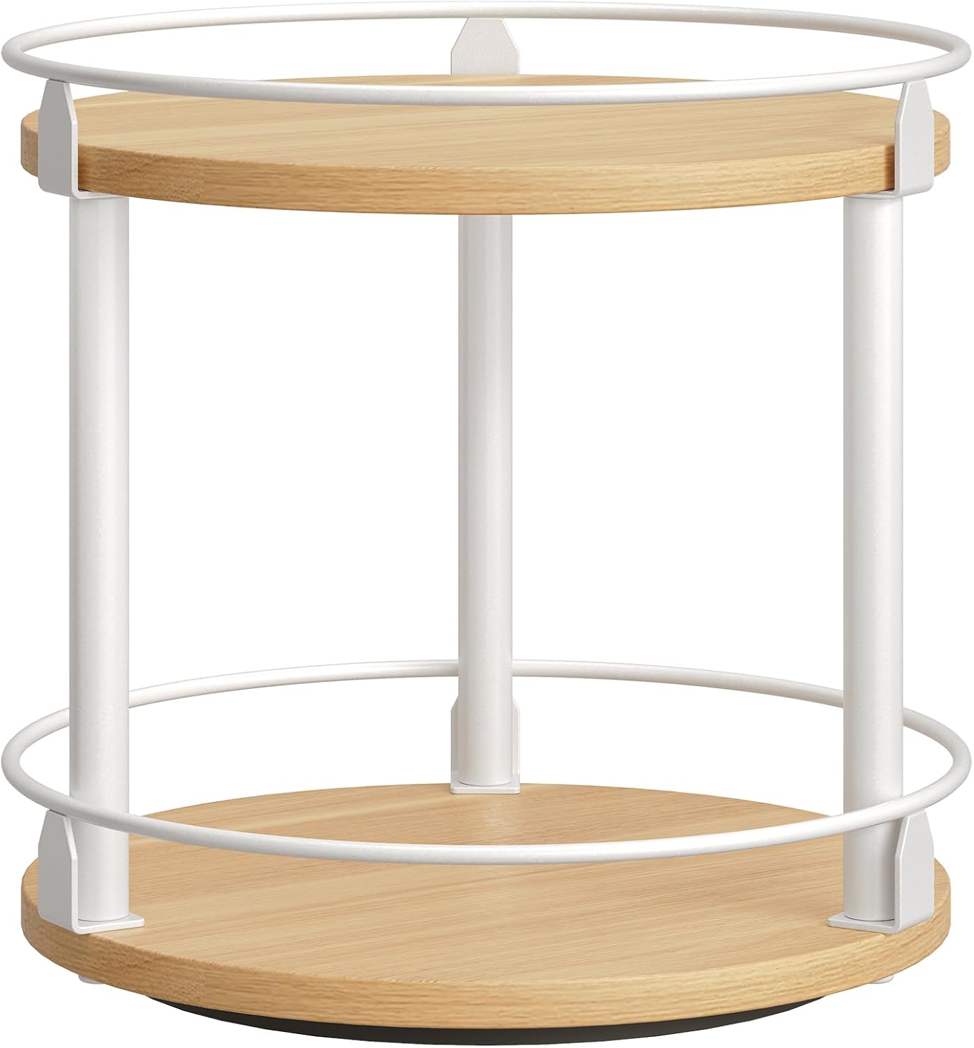 Lazy Susan Organizer for Kitchen Countertop - 2 Tier Spice Rack