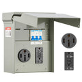 VEVOR Temporary Power Outlet Panel for RVs - Weatherproof 50A & 20A