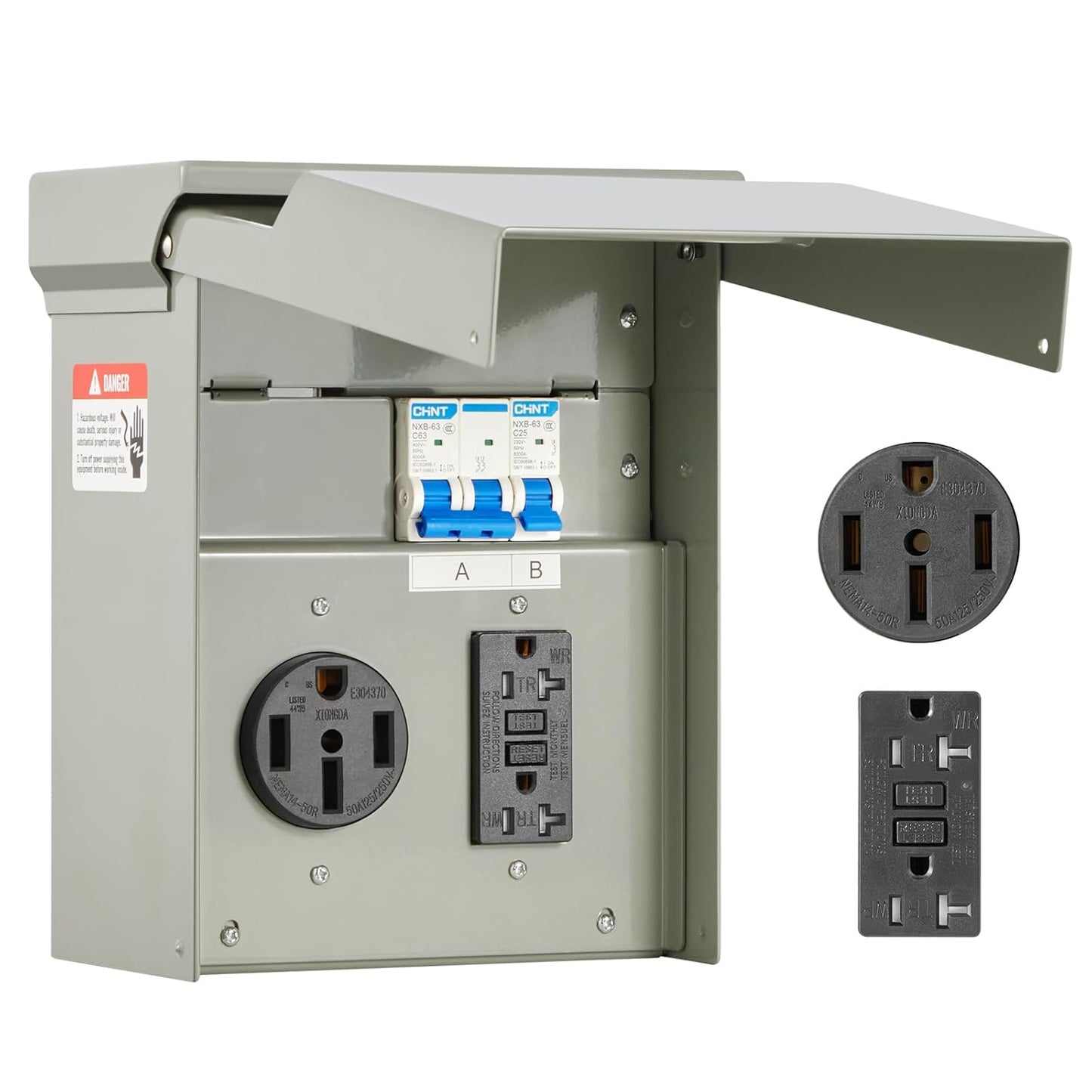 VEVOR Temporary Power Outlet Panel for RVs and Campers