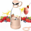 Personal Size Blender Portable Smoothie Mixer - Rechargeable Pink