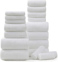 18 Piece Bath Towels Set - Ultra Soft 500 GSM Family Towels