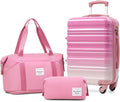 LONG VACATION Carry On Luggage Set 3 Piece 20 in - Lightweight