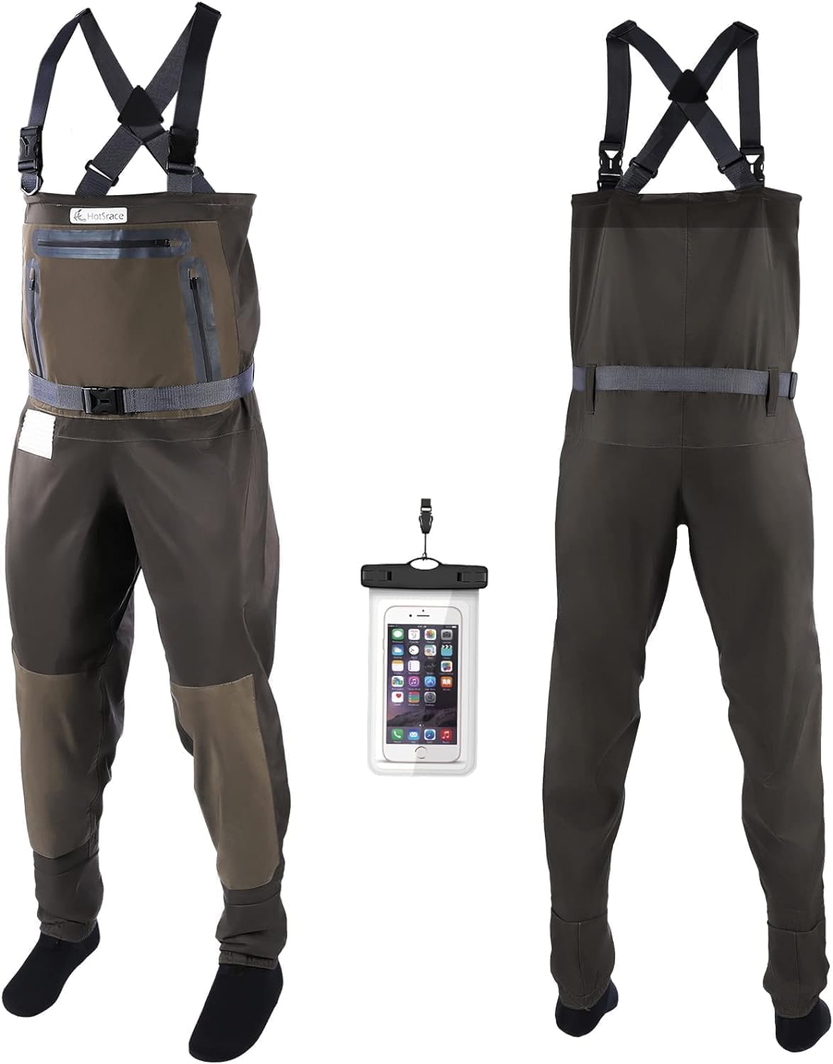 Waterproof Fishing Waders for Men and Women, Lightweight Design