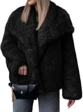 Cicy Bell Womens Faux Fur Coat for Winter Casual Style