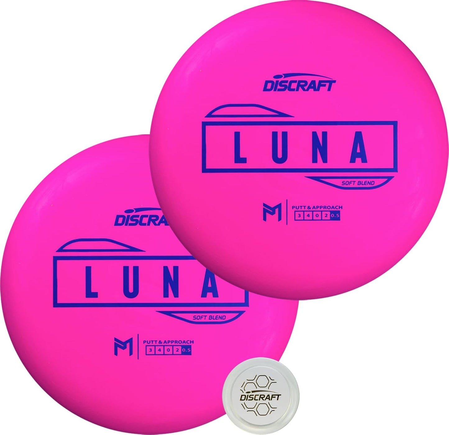 Discraft Soft Luna 2-Pack | Precision Putters