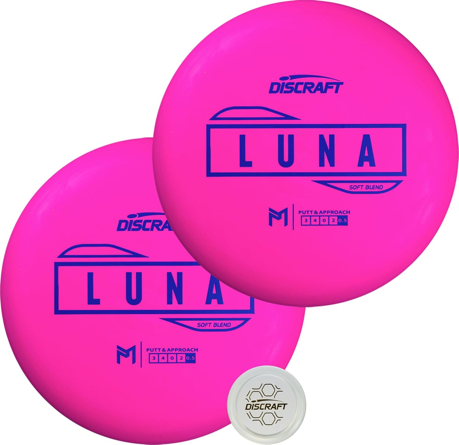 Discraft Soft Luna 2-Pack | Precision Putters