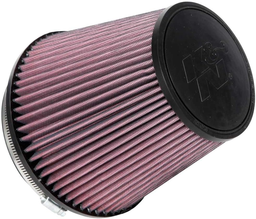 K&N High-Flow Universal Clamp-On Air Filter for Performance