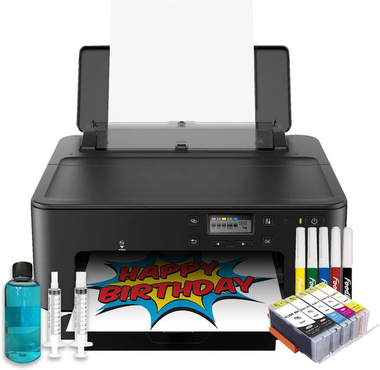 Cake Topper Image Printer Bundle with Ink Cartridges & More