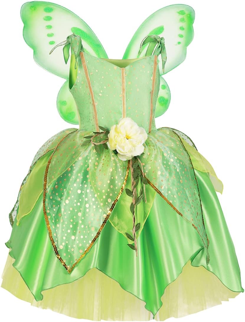 Princess Costume for Girls - Tinkerbell Dress for Parties