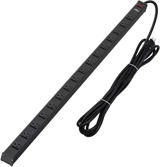 CRST Heavy Duty Surge Protector Power Strip with 16 Outlets