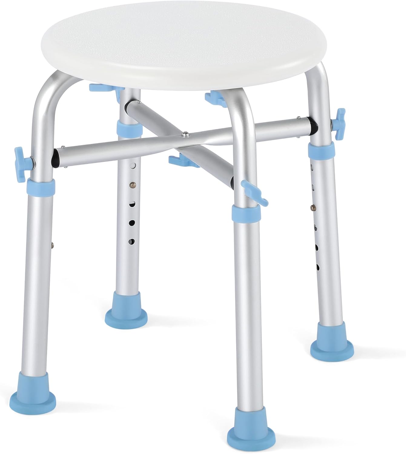 500lb Capacity Shower Stool - Anti-Slip & Quick Assembly