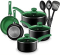 Chef's Star Pots And Pans Set Nonstick 11 Piece - EvenHeat Cooking