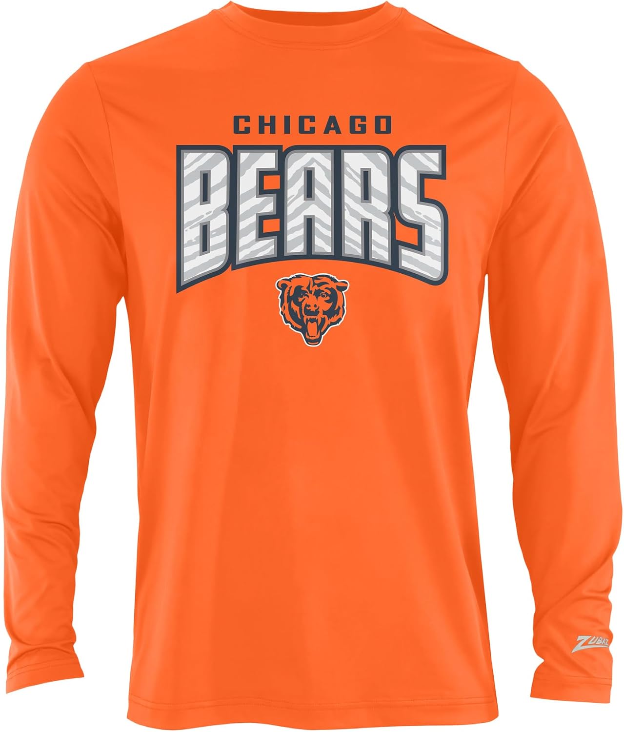 Zubaz NFL Men's Long Sleeve Team Graphic T-Shirt for Fans