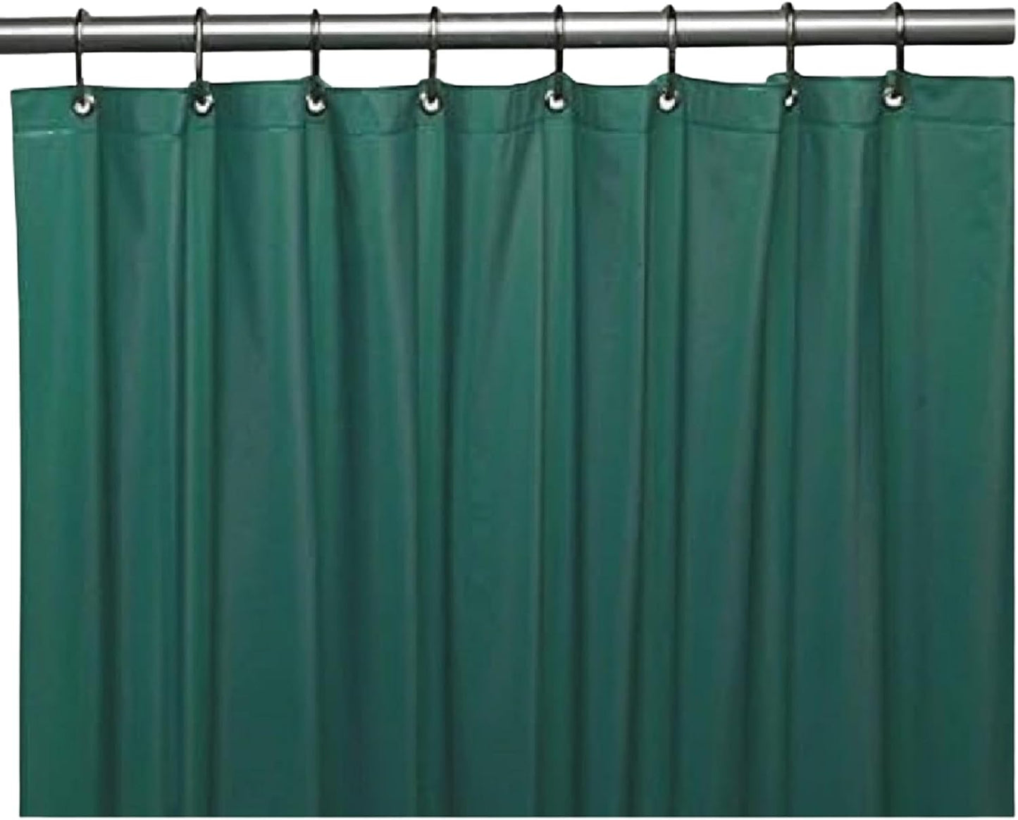 Waterproof Hunter Green Shower Curtain Liner