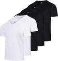 Men's Mesh Quick Dry V-Neck T-Shirt 5 Pack - Performance Fit gym