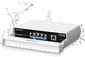 Outdoor Waterproof 4-Port Gigabit PoE Switch - Rugged 78W PoE Budget
