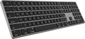 Bluetooth Slim Quiet Keyboard for Mac - Rechargeable Low-Profile