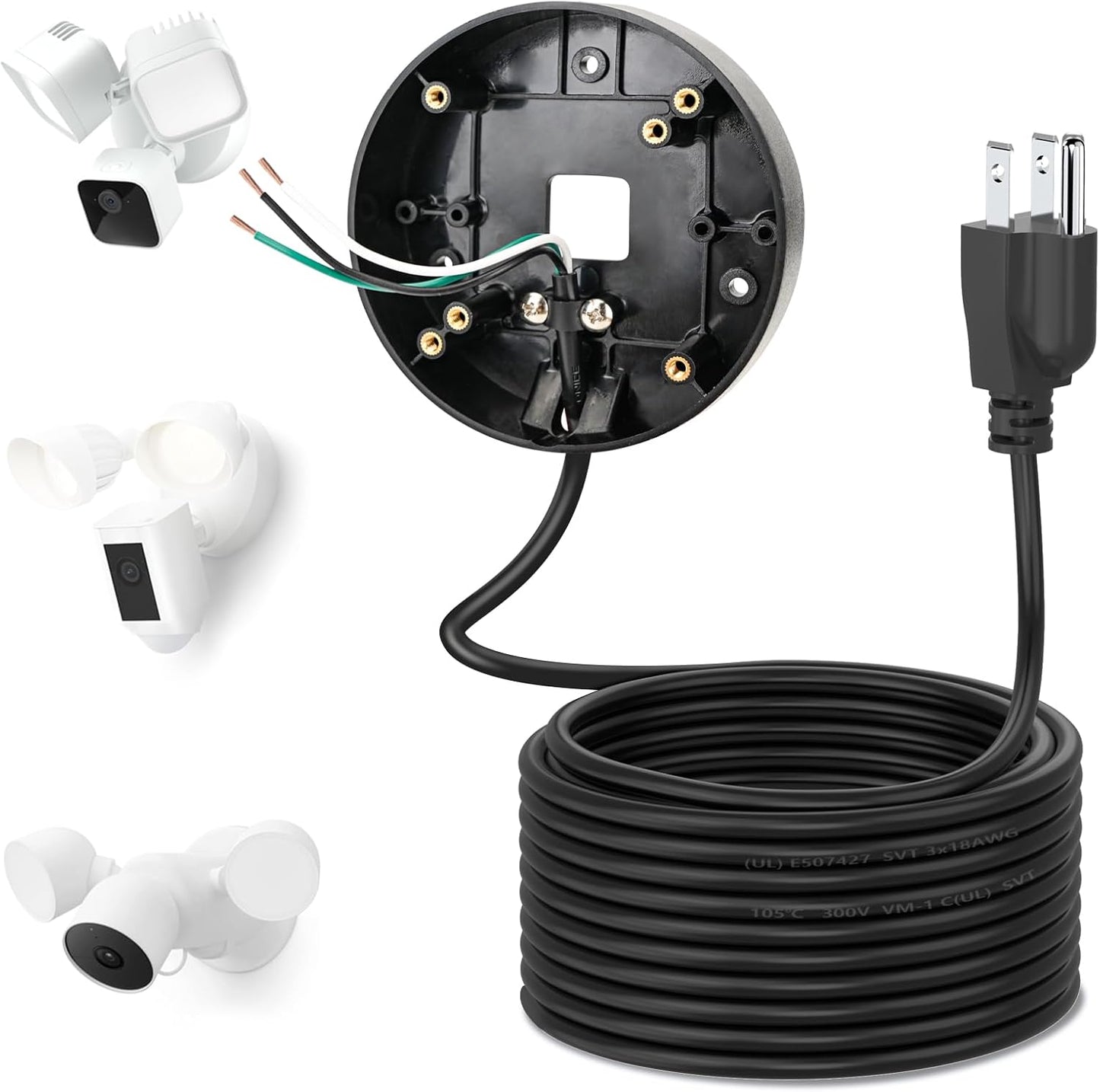 Secure & Weatherproof Floodlight Cam Mount - CaGuan