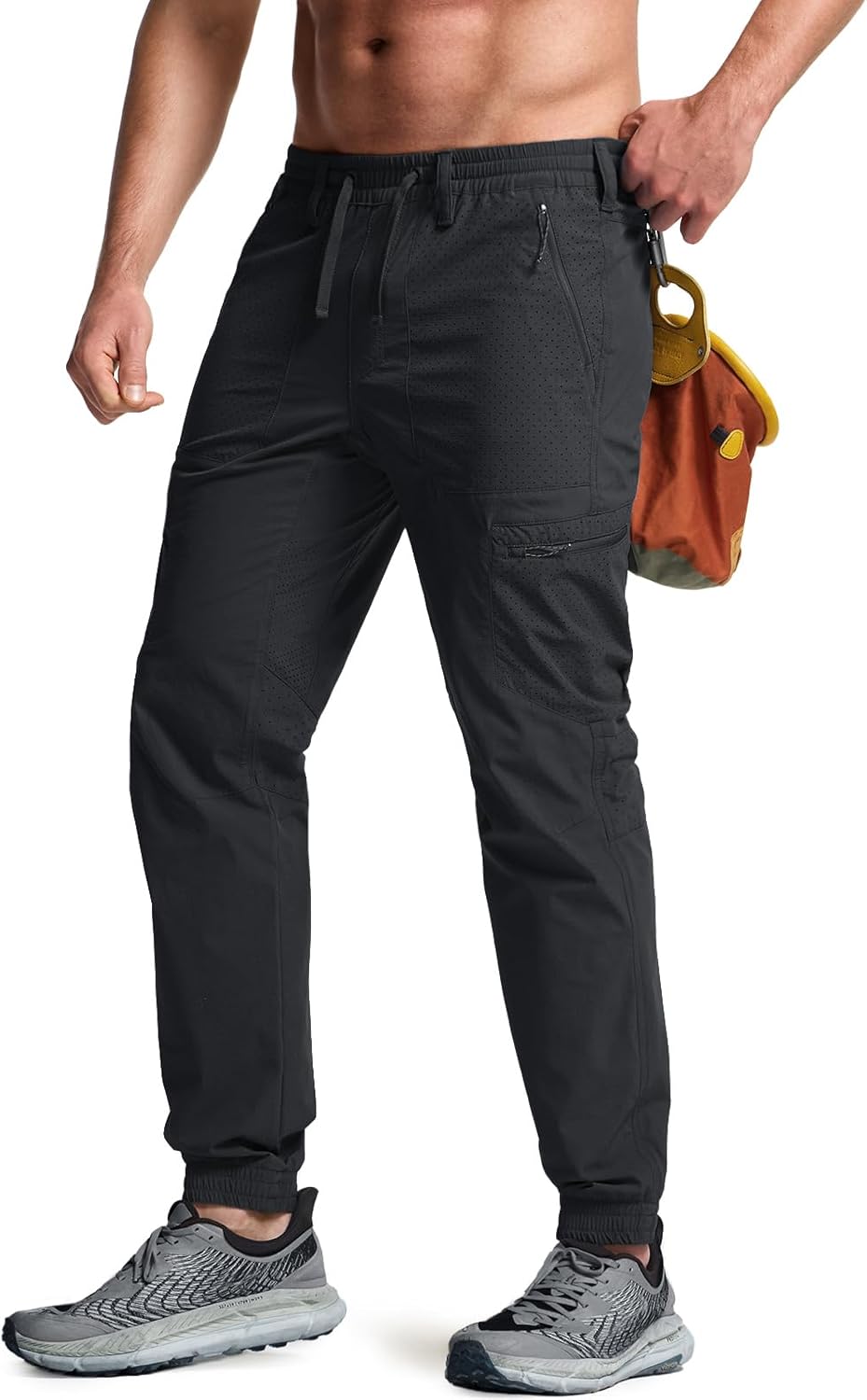CQR Men's Lightweight Vent Hiking Pants for Outdoor Activities