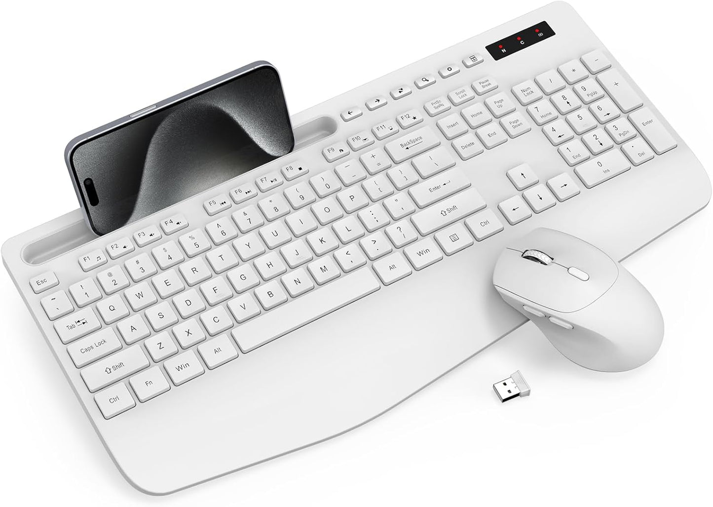 Wireless Keyboard and Mouse Combo for Ergonomic Comfort