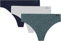 Under Armour Women's 3-pack Pure Stretch No Show Thong - Ultra-soft