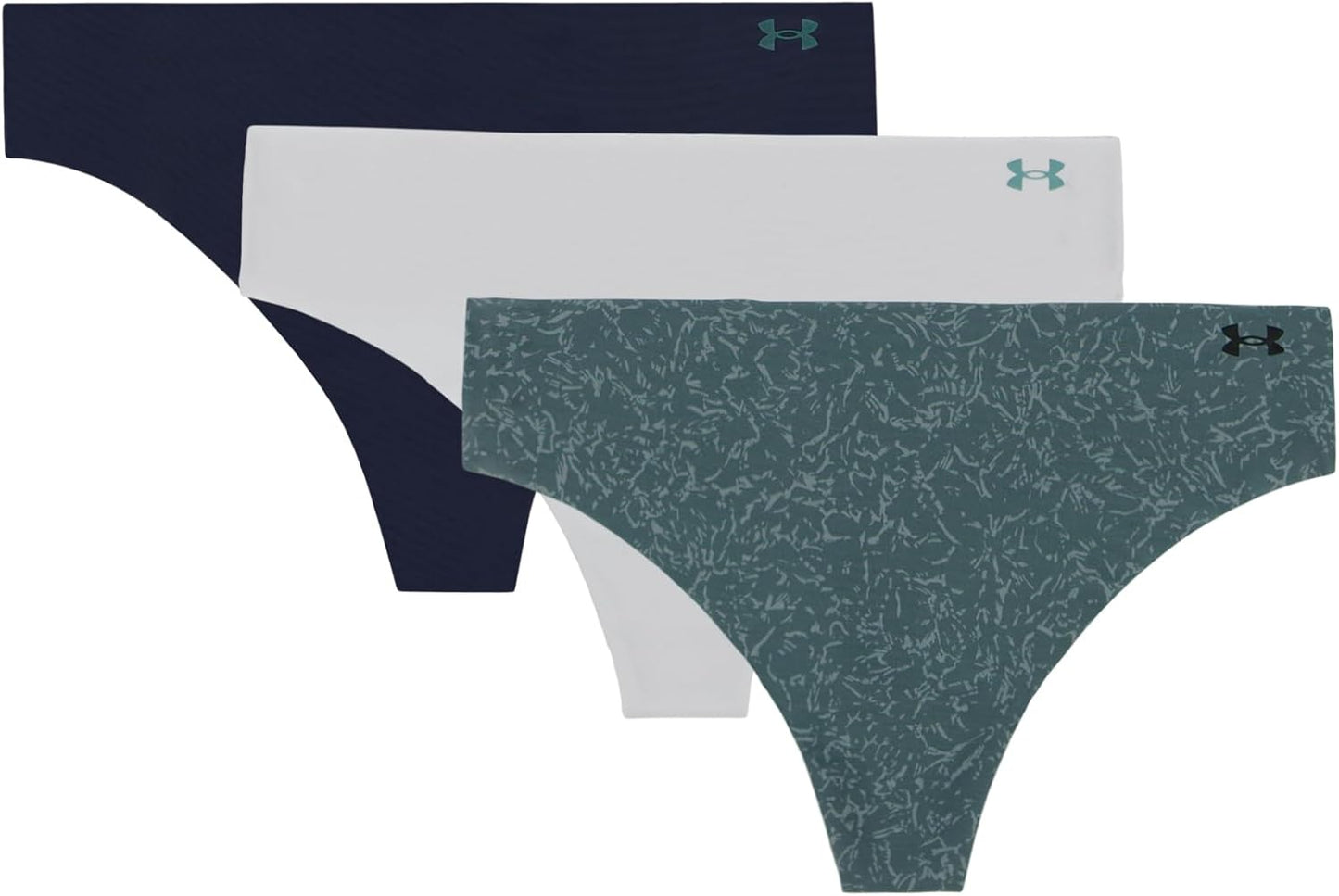 Under Armour Women's 3-pack Pure Stretch No Show Thong Underwear