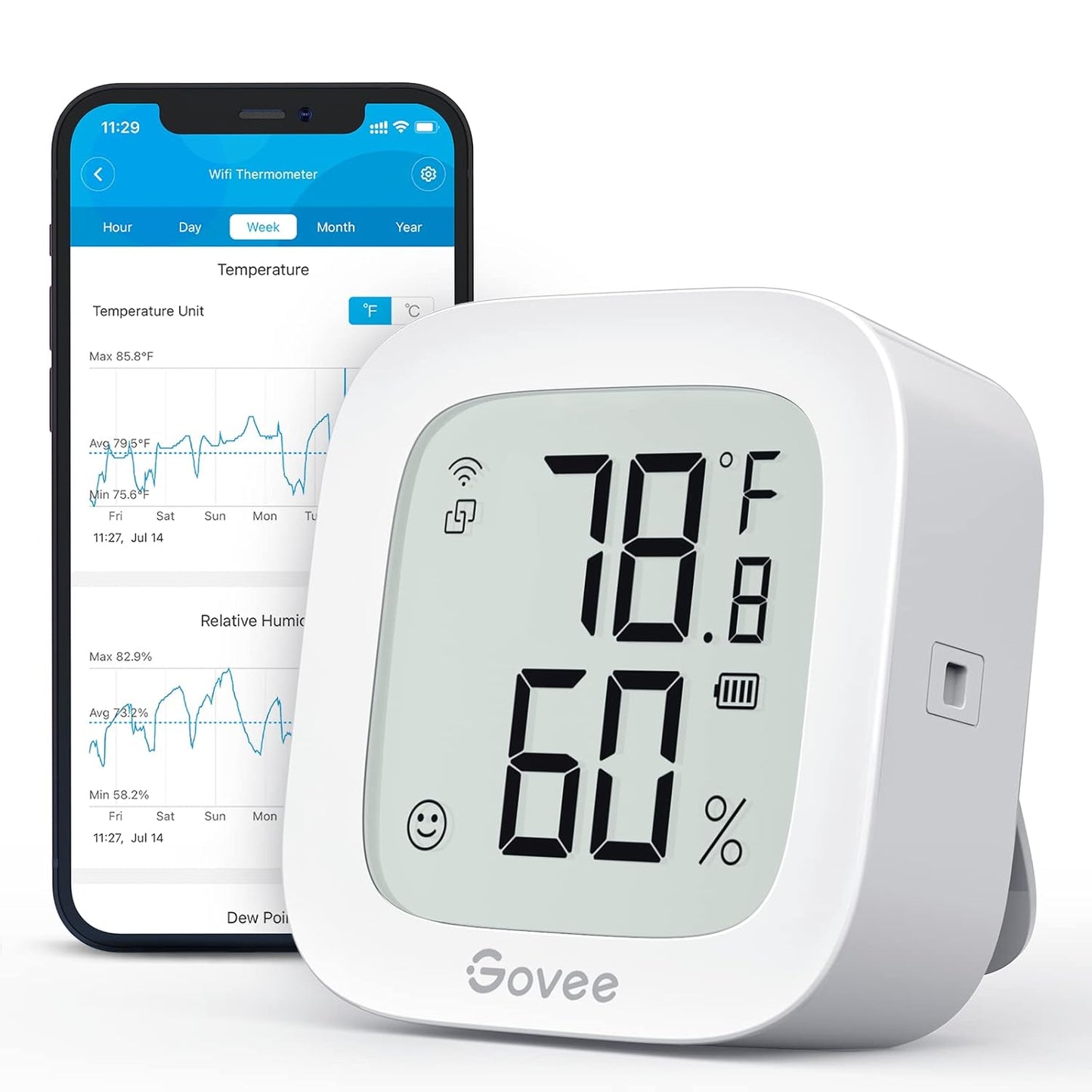 Govee WiFi Thermometer Hygrometer for Accurate Indoor Monitoring