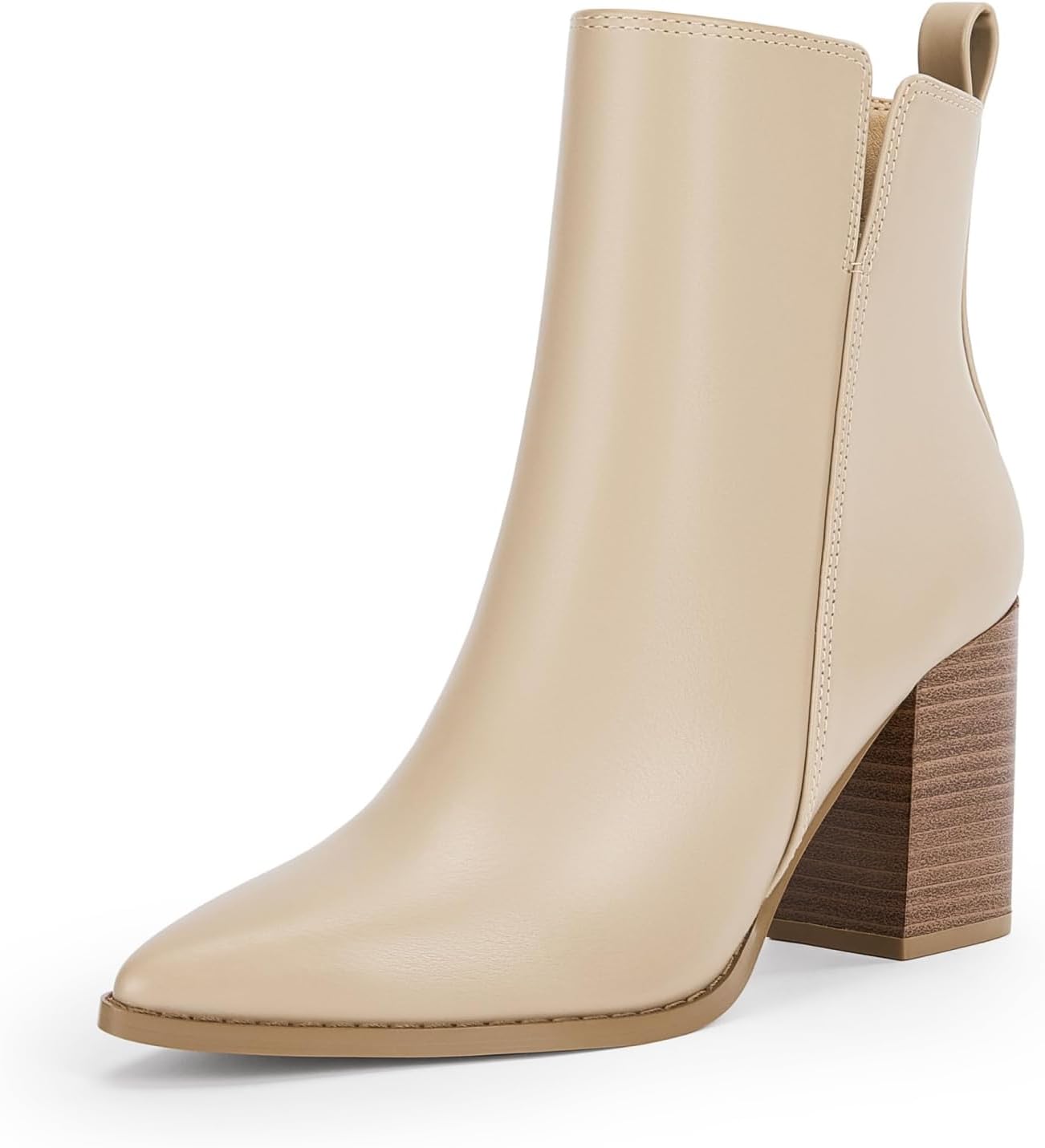 Rilista Womens V Cutout Ankle Boots for Stylish Comfort