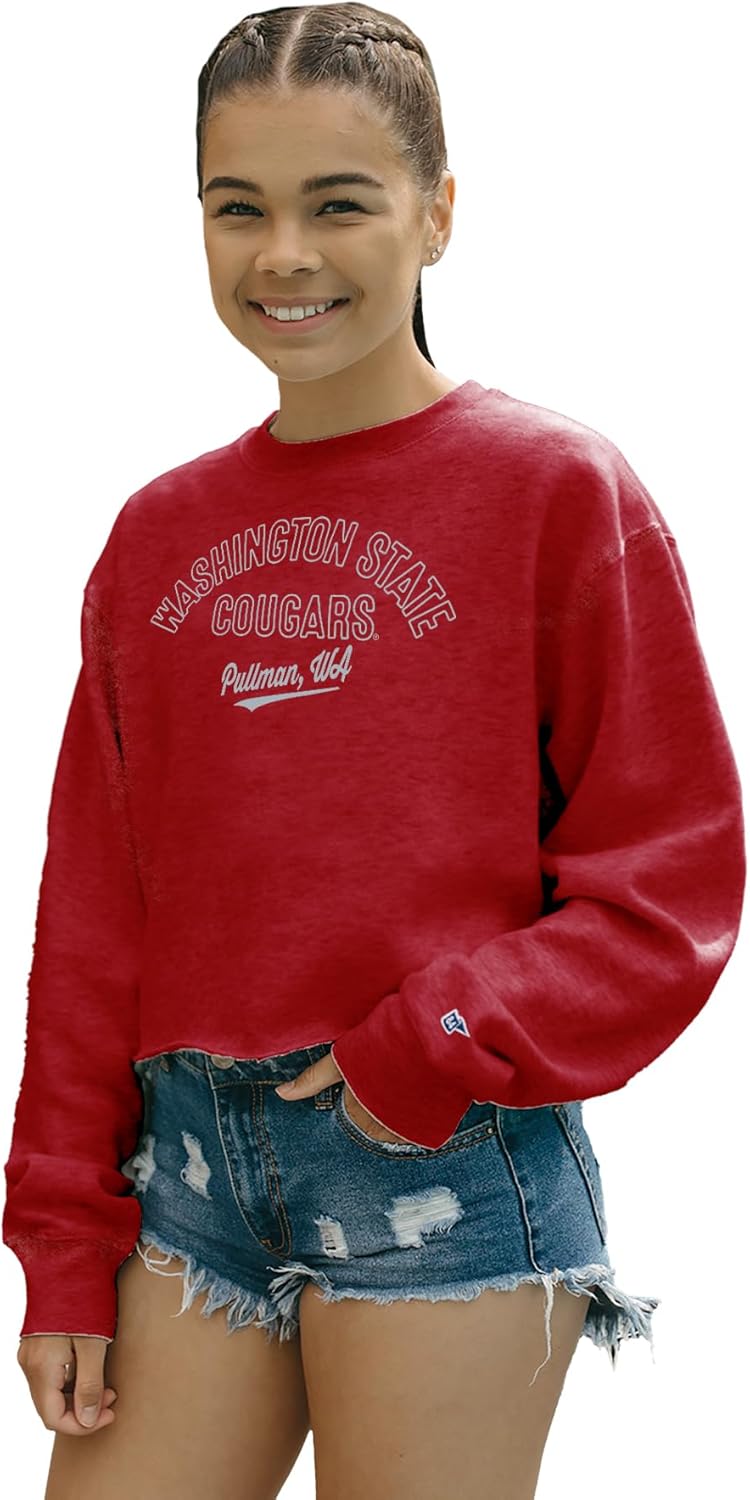 Washington State Cougars Women's Crop Crewneck Sweatshirt Review
