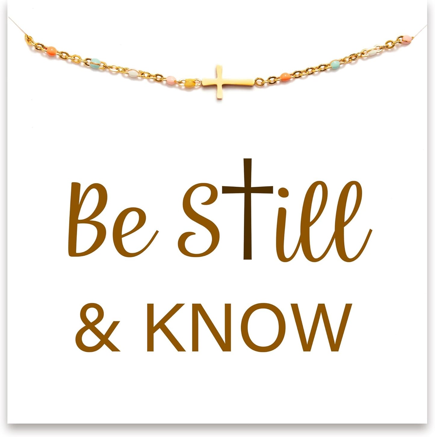 STORYJEWELLERY Cross Bracelet for Women - Perfect Christian Gift